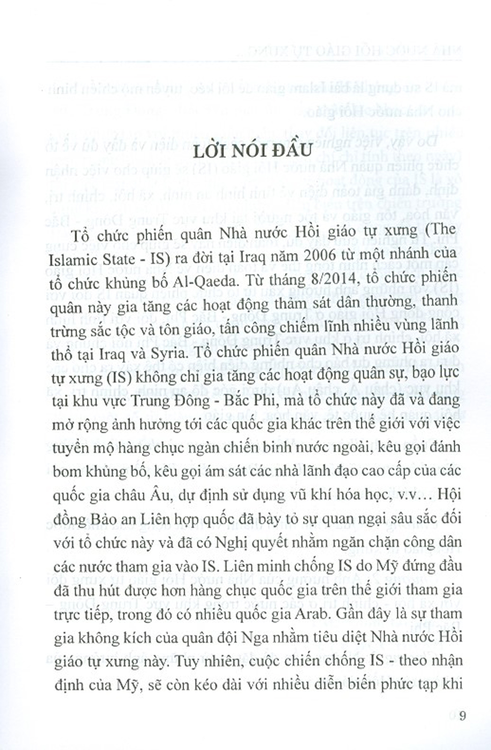 Nhà Nước Hồi Giáo Tự Xưng Và Những Ảnh Hưởng Đến Chính Trị, Xã Hội Ở Trung Đông - Bắc Phi