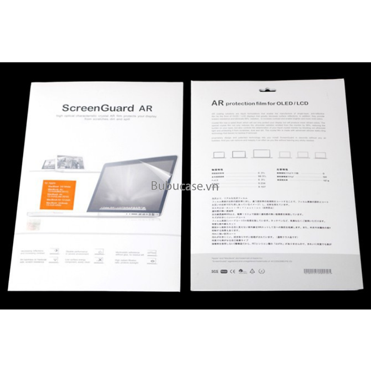 Miếng Dán Màn Hình Dành Cho Macbook FULL Dòng Máy - Dành Cho Macbook Air, Macbook Pro - Trong Suốt HD - FULL box