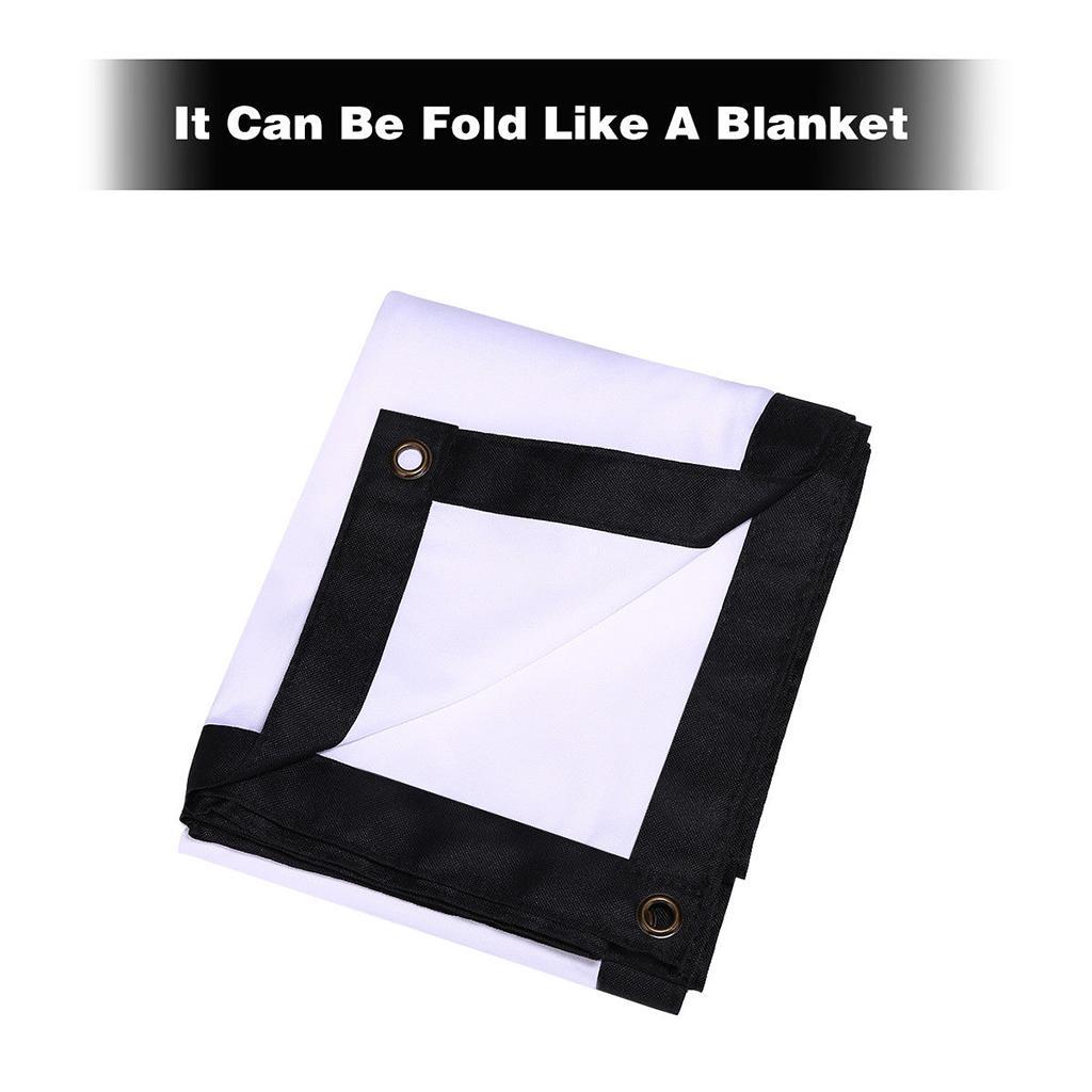 Durable Soft Projector Screen Film Home Cinema Movie Screen Projection