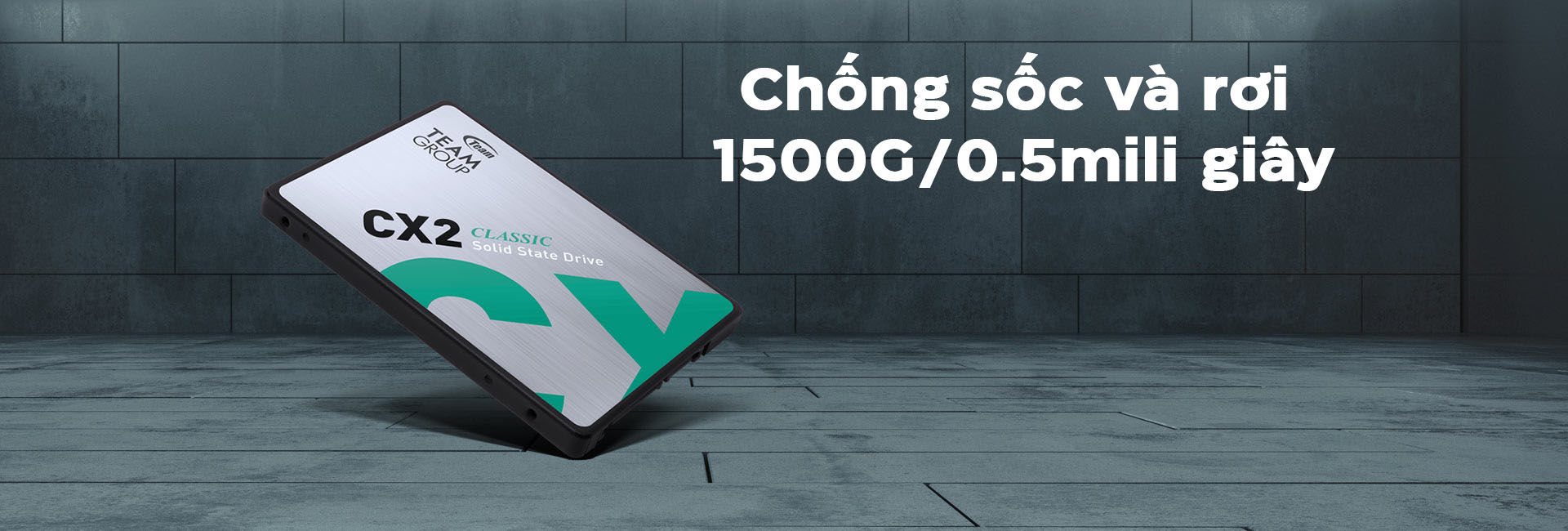 Ổ cứng SSD Team 1TB CX2 Sata III 2.5inch - Hàng chính hãng Viễn Sơn phân phối