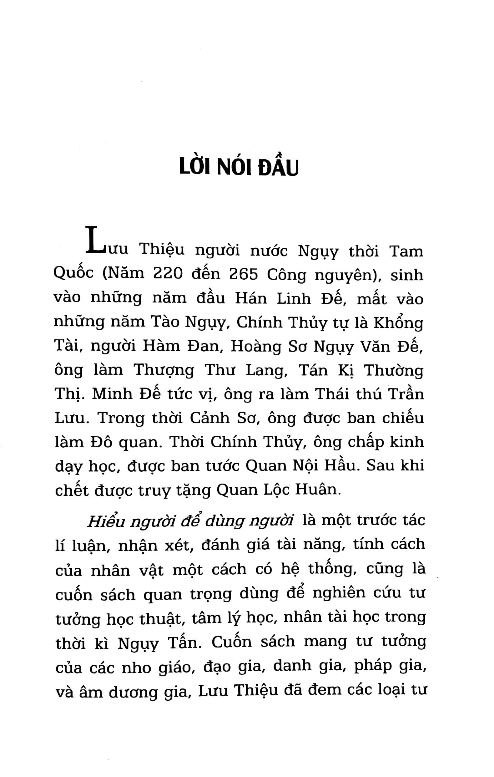 Minh Triết Phương Đông - Hiểu Người Để Dùng Người