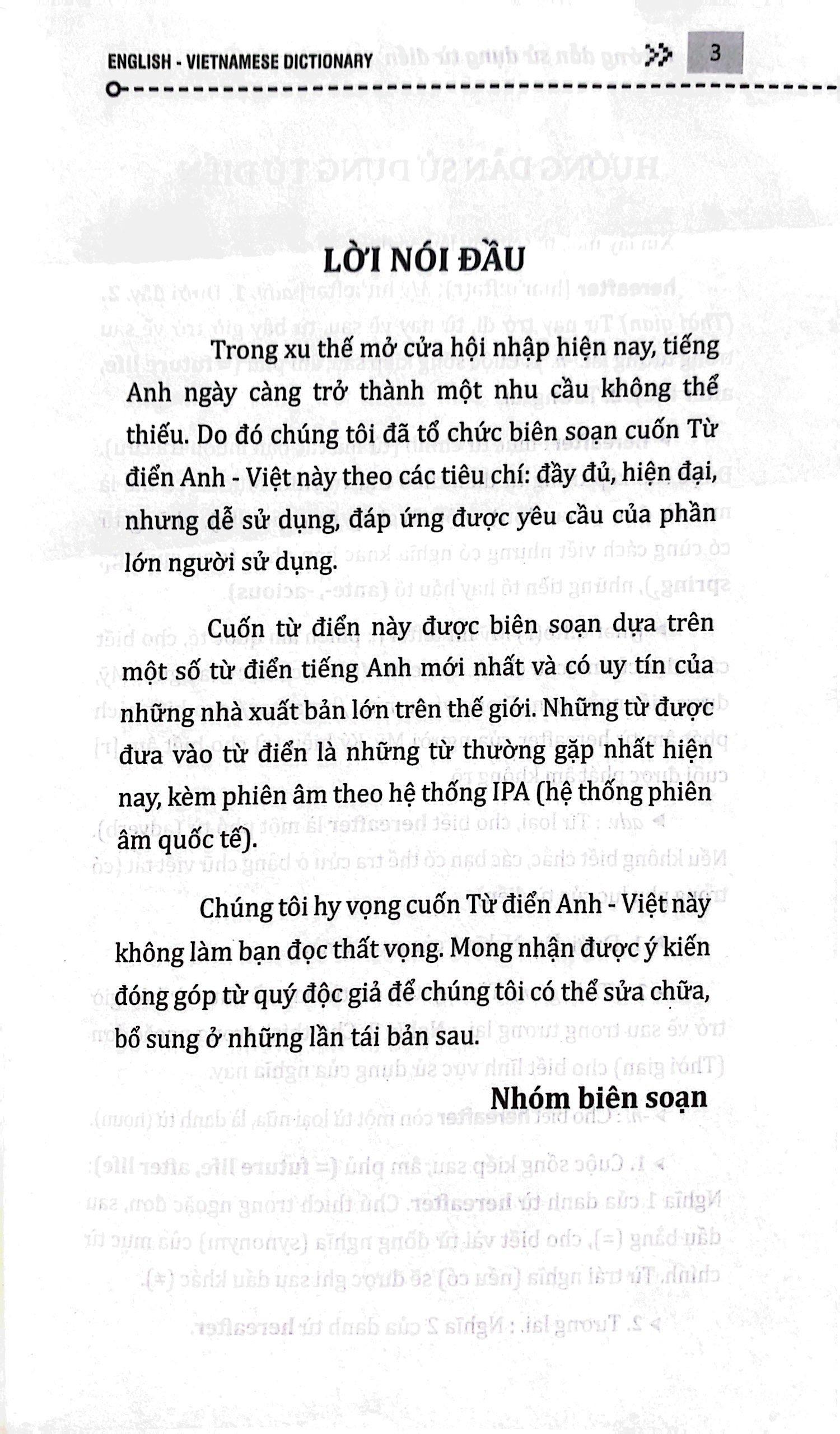 Từ Điển Anh Việt 225.000 Mục Từ &amp; Định Nghĩa (Bìa Cứng) (Tái Bản 2024)