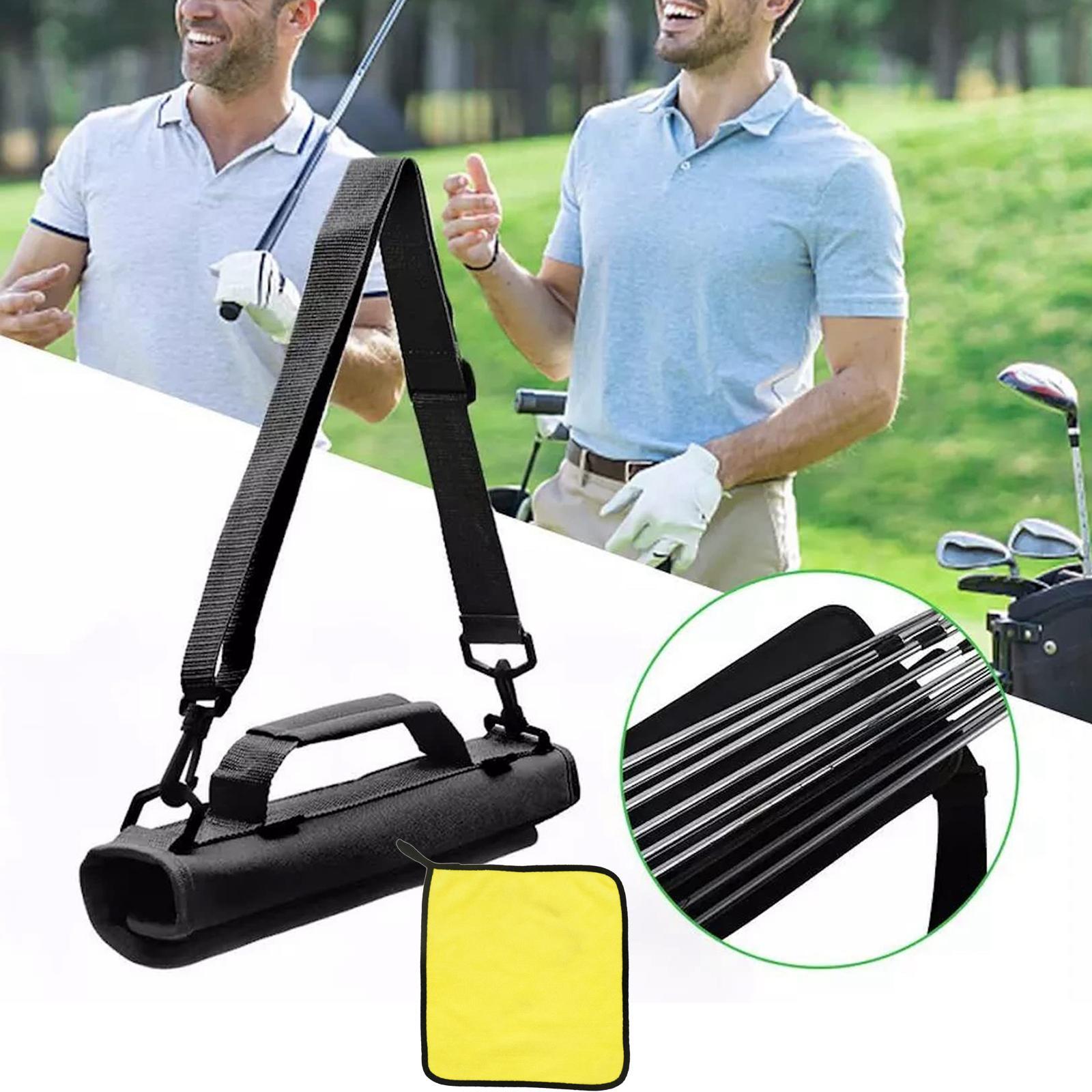 Golf Sunday Bag Outdoor Sports with Shoulder Strap Teens Golf Club Carry Bag