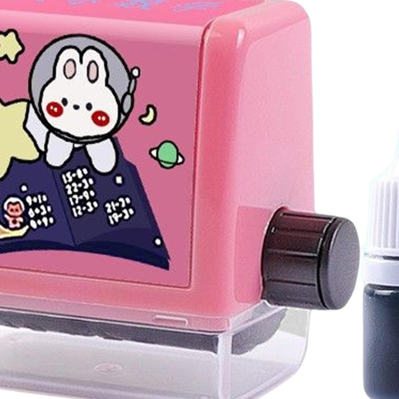 Number Rolling Stamp Addition Subtraction Roller Digital Teaching Stamp for Teachers