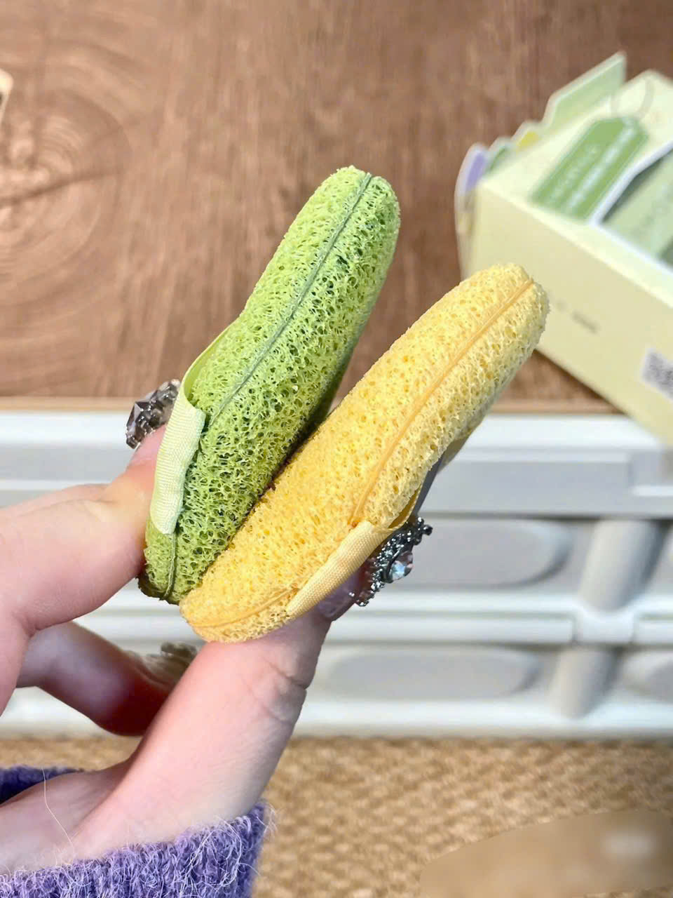 COMBO 3 Hộp Bông Mút Rửa Mặt Amortals, Mút Rửa Mặt Bọt Biển, Làm Sạch Mặt, Bông Mút Hình Giọt Nước - HÀNG CHÍNH HÃNG MINIIN
