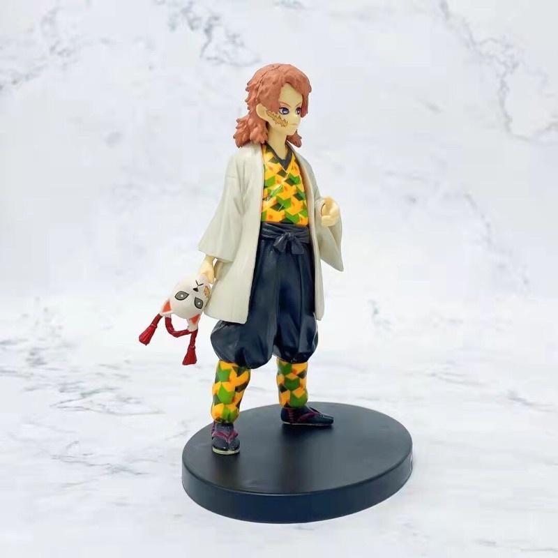 Mô hình thanh gươm diệt quỷ - mô hình kimetsu no yaiba - nhân vật sabito nezuko tanjiro zenitsu - chiều cao 16cm