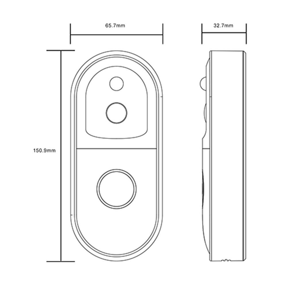 Smart Visual  Wireless 720P Recording Video Door Phone