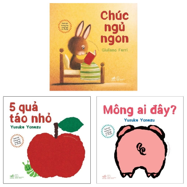 Combo Sách Lật Tương Tác Song Ngữ 0-3 Tuổi (Bộ 3 Cuốn)