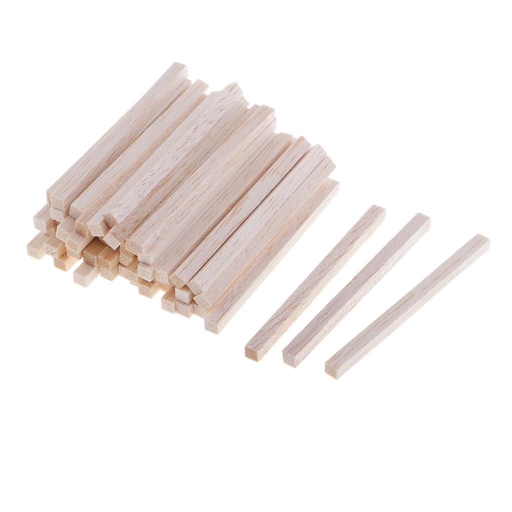 Set 50 Thanh Gỗ Balsa Đa Năng Dùng Làm Đồ Thủ Công