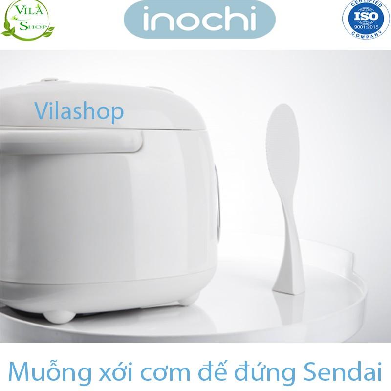 Muôi Xơi Cơm, Muỗng Xới Cơm Chống Dính Và Muỗng Xới Cơm Đế Đứng Sendai, Nhựa Inochi Cao Cấp Tiêu Chuẩn Nhật