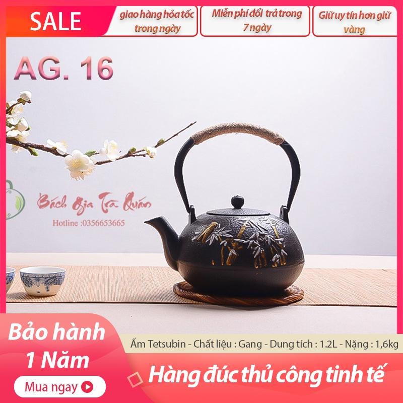 Các Mẫu Ấm Gang Tetsubin Nhật - Hàng Đúc Thủ Công Cao Cấp