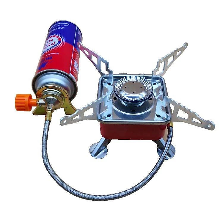 Bếp Gas Mini Bếp Ga Du Lịch Gấp Gọn Kèm Dây Nối Bình Gas An Toàn Kèm Túi Đựng