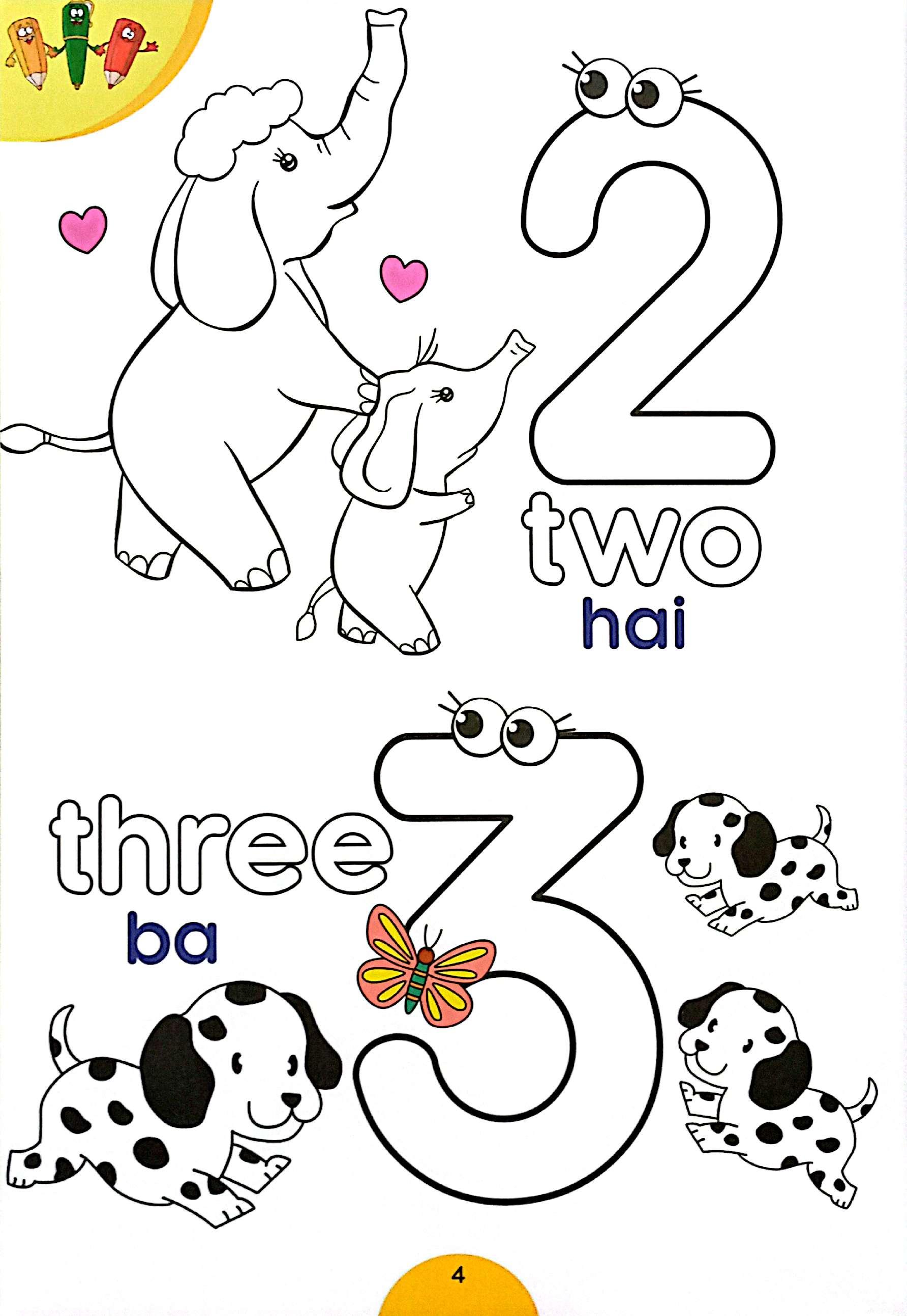 Sách - Quà Cho Bé - Bé Tập Đếm Và Tô Màu