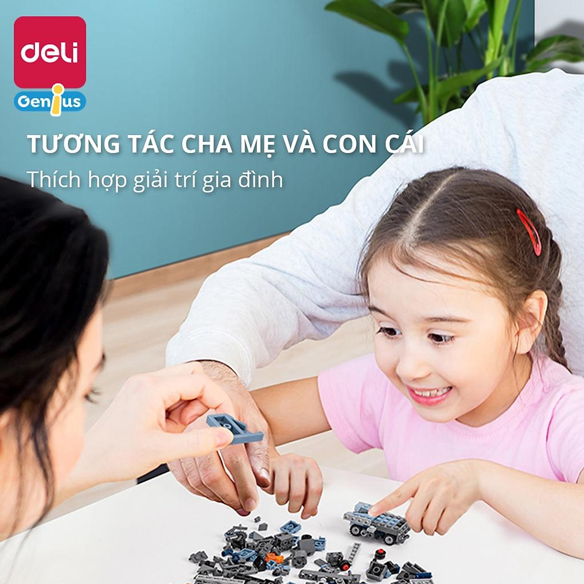 Bộ Đồ Chơi 6 IN 1 Lắp Ghép Xếp Hình Nhiều Chủ Đề Deli - Từ 200 Đến Gần 800 Chi Tiết - Đồ Chơi Giáo Dục Cho Bé Từ 6 Tuổi Phát Triển Tư Duy Nhận Biết Sáng Tạo - 74580 85