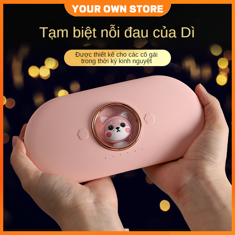 Máy Massage Làm Ấm Bụng Giảm Đau Bụng Đau Lưng Cho Phụ Nữ Đến Kì,Chườm Nóng Giảm Đau Bụng Kinh