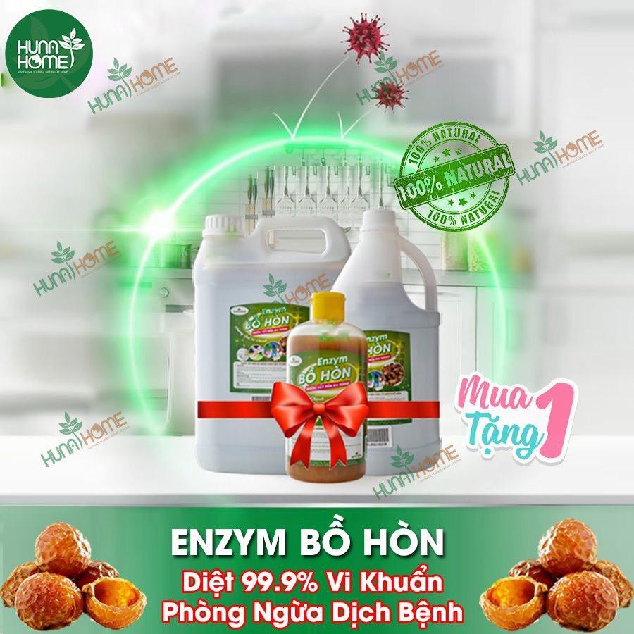 Nước rửa bát Enzym bồ hòn đậm đặc vệ sinh đa năng 2,5l