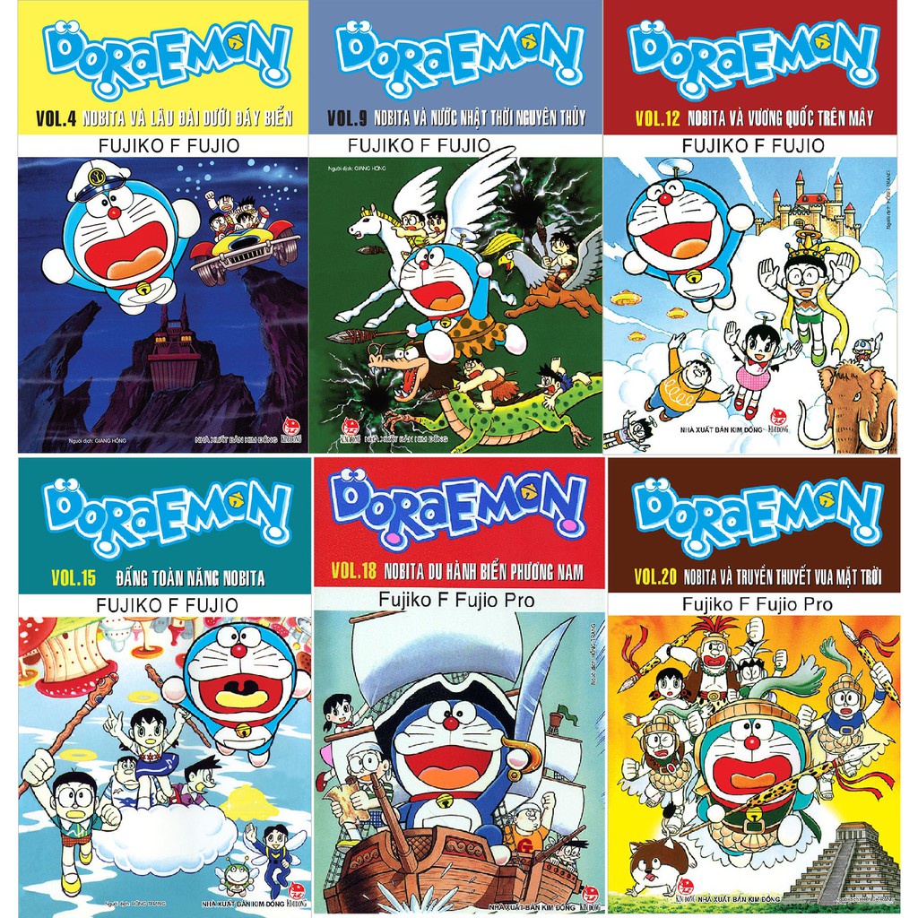 Trọn bộ 24 tập truyện Doraemon dài (Từ tập 1 đến tập 24)