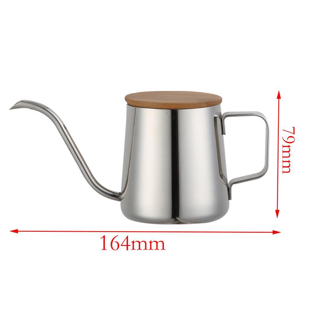 Gooseneck Pot Stainless Steel Pour Kettle 250ml