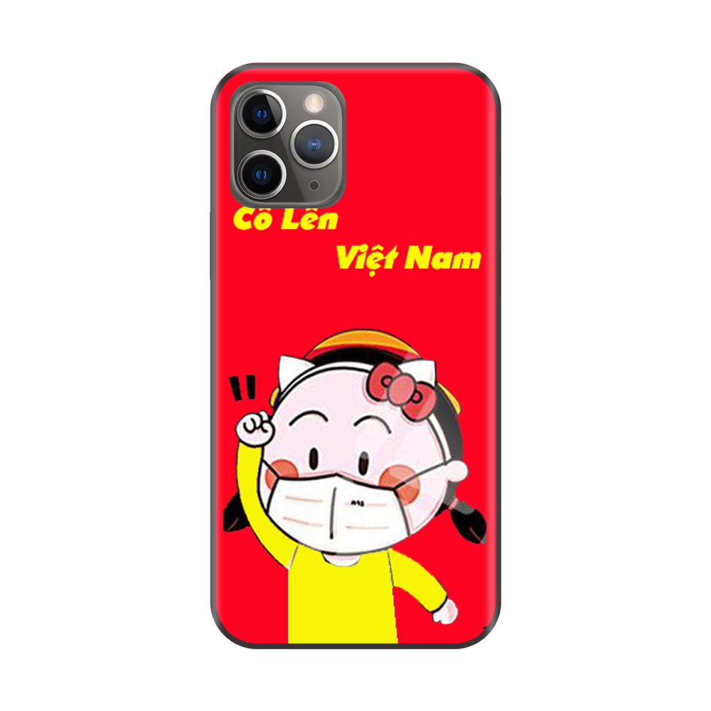 Ốp lưng Viền Dẻo TPU cho điện thoại IPHONE 11 PRO Cổ Vũ Cố Lên Việt Nam Mẫu 1