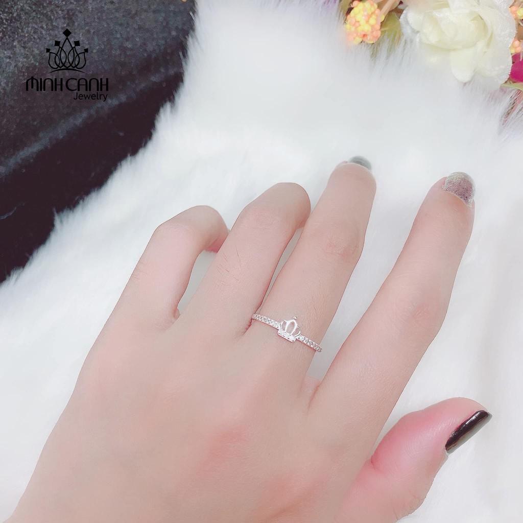 Nhẫn Bạc Nữ Hình Vương Miện Đính Đá - Trang Sức TNC Jewellery