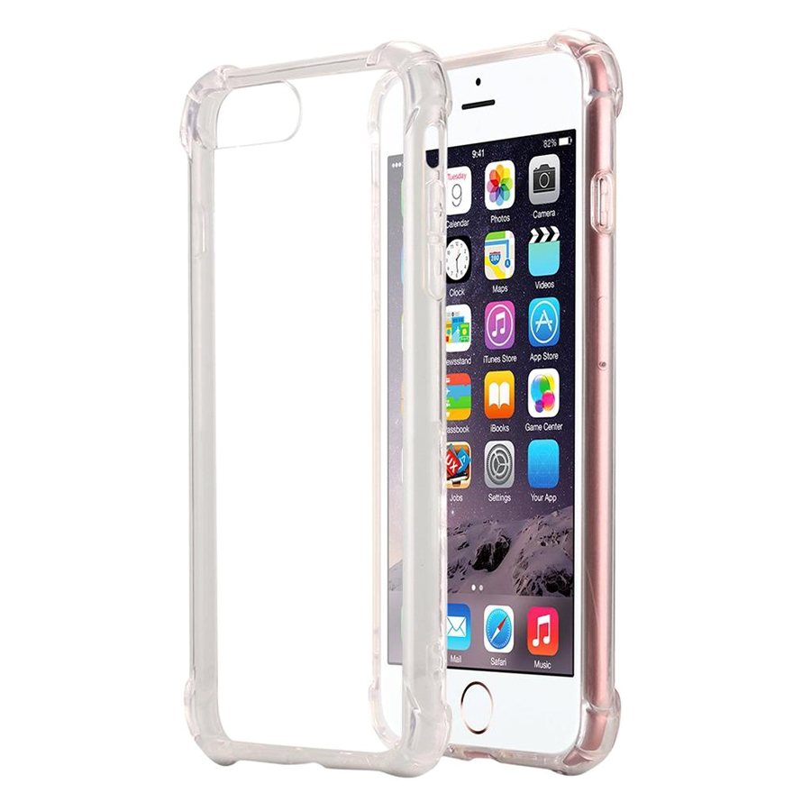 Bộ Ốp Lưng Chống Sốc Phát Sáng Và Kính Cường Lực Cho iPhone 7 Plus / 8 Plus Remax - Hàng Nhập Khẩu