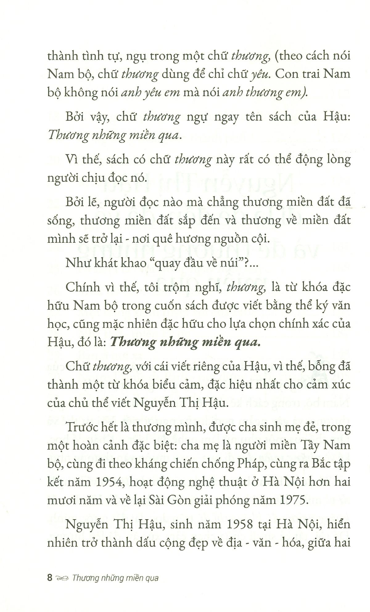 Thương Những Miền Qua