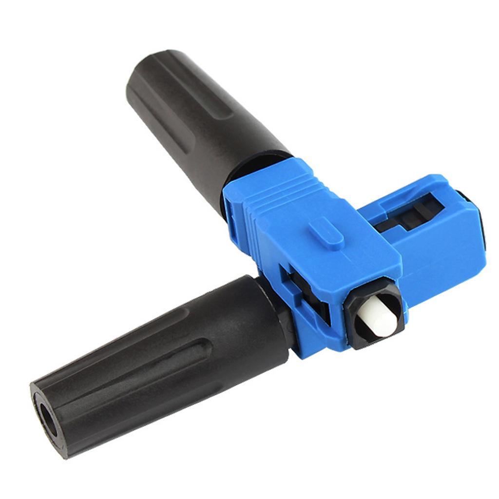 Optic Fiber Quick Cold Connector FTTH SC Singlemode Fast Connector 50mm