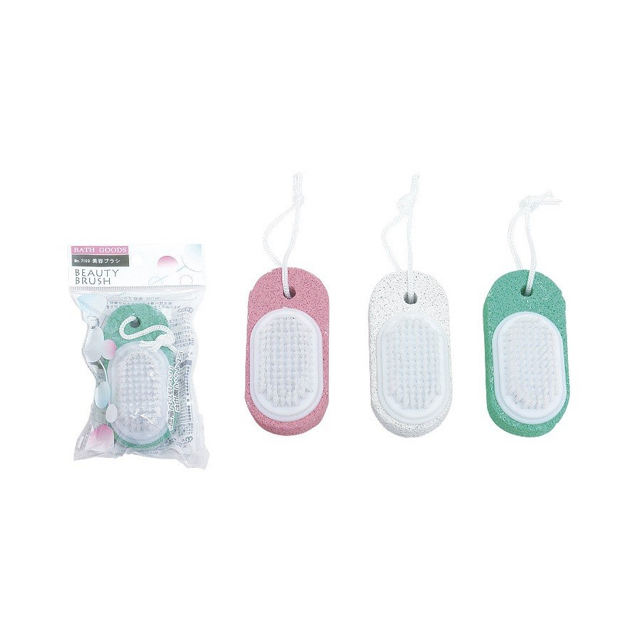 Bàn chải chà gót chân kèm bàn cọ móng