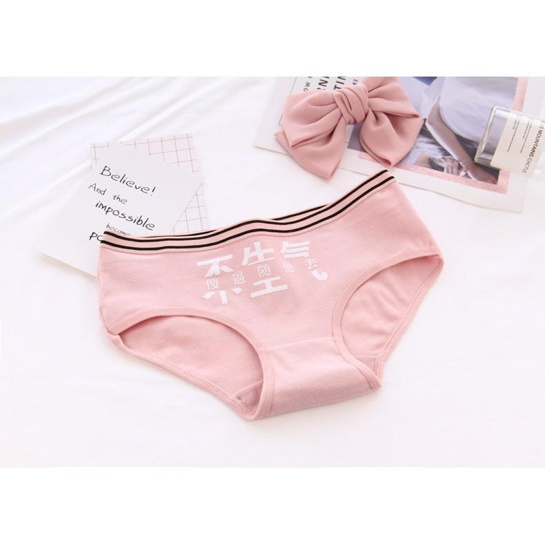 Hộp 05 quần lót cotton hình chữ