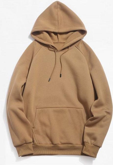 Áo Khoác Hoodie Trơn Màu Vàng Bò DQ13