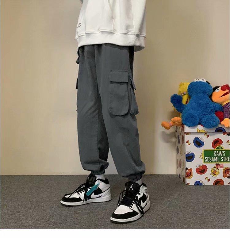 Quần Dài Thể Thao Phối Nhiều Túi Thời Trang 2 Màu  Cho Nam