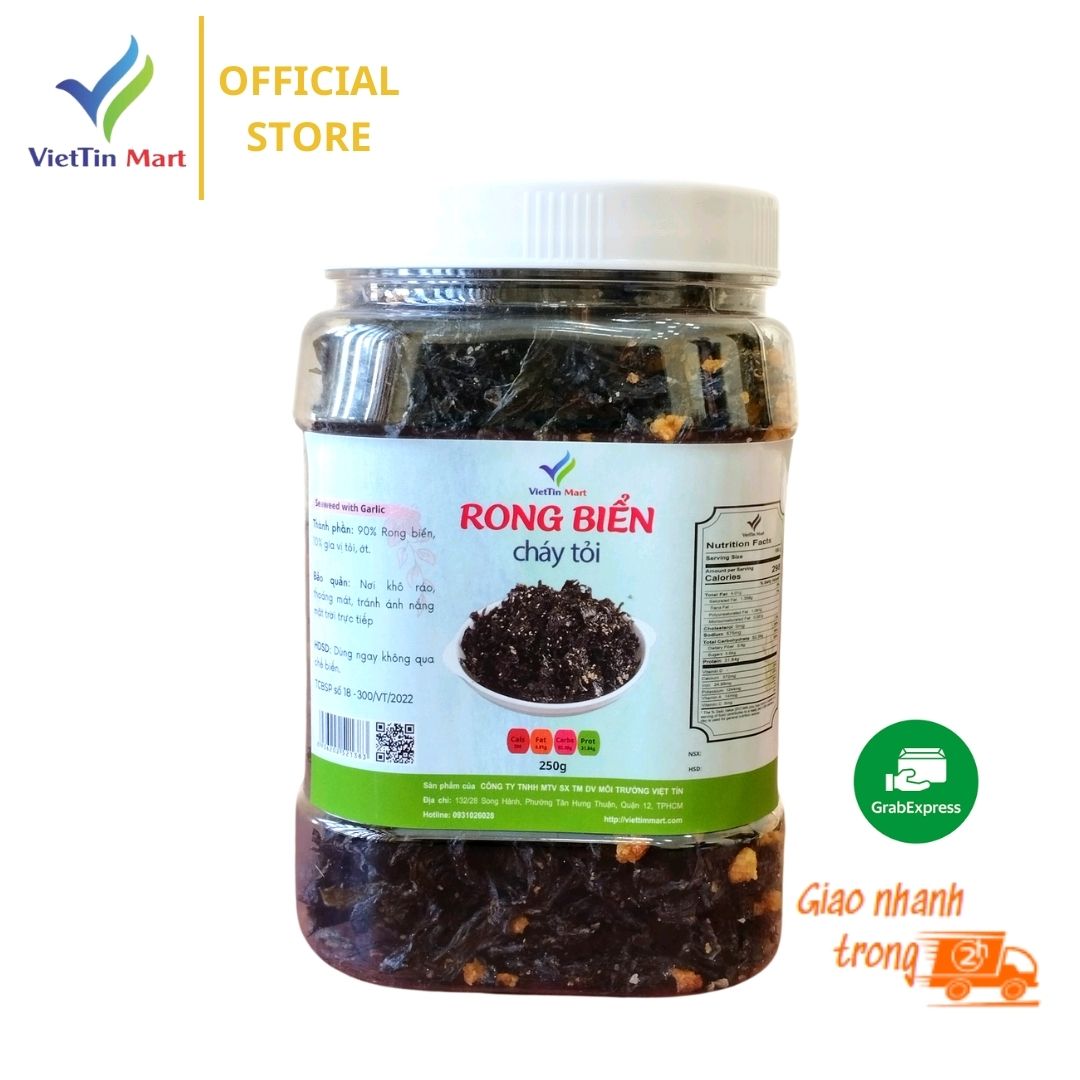 500gram rong biển cháy tỏi VSATTP