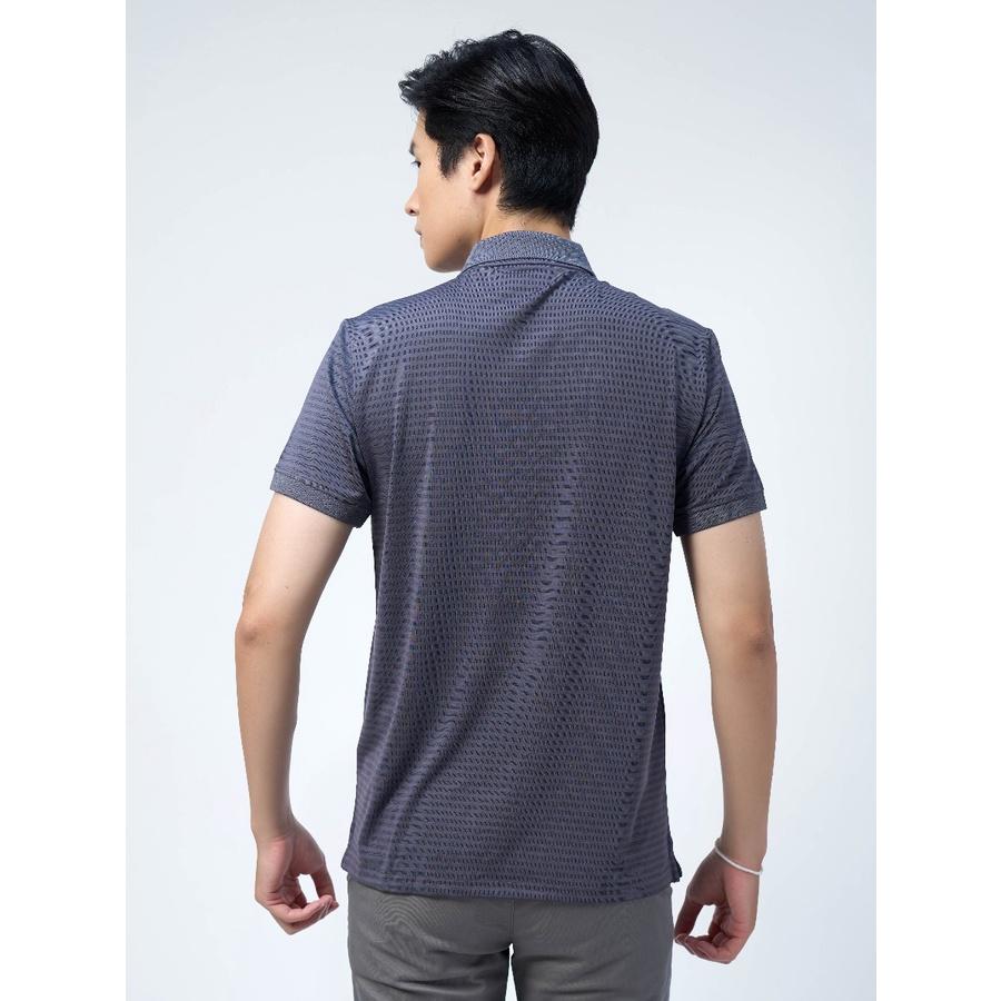 OWEN - Áo polo ngắn tay Owen chất thun lạnh cực mát màu Xám ghi kẻ ngang 220364 - Áo thun ngắn tay có cổ