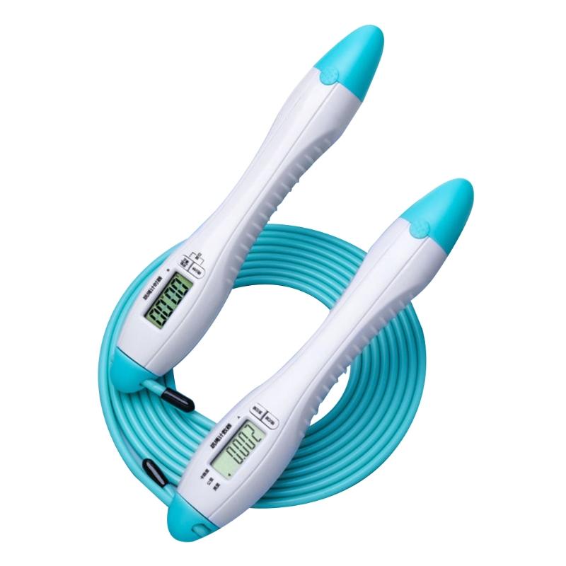 N80A Nam Nữ Unisex Màn Hình LCD Màn Hình Hiển Thị Kỹ Thuật Số Bỏ Qua Nhảy Dây Tập Thể Dục Đào Tạo Có Thể Điều Chỉnh Lượng Calo Phản Cáp Tập Luyện