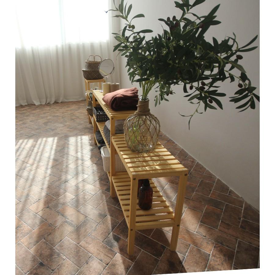 Kệ gỗ để giày/ decor đa năng 3 tầng 800cm