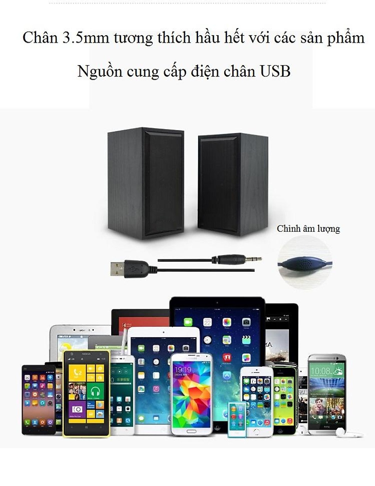 Loa máy tính để bàn mini D9