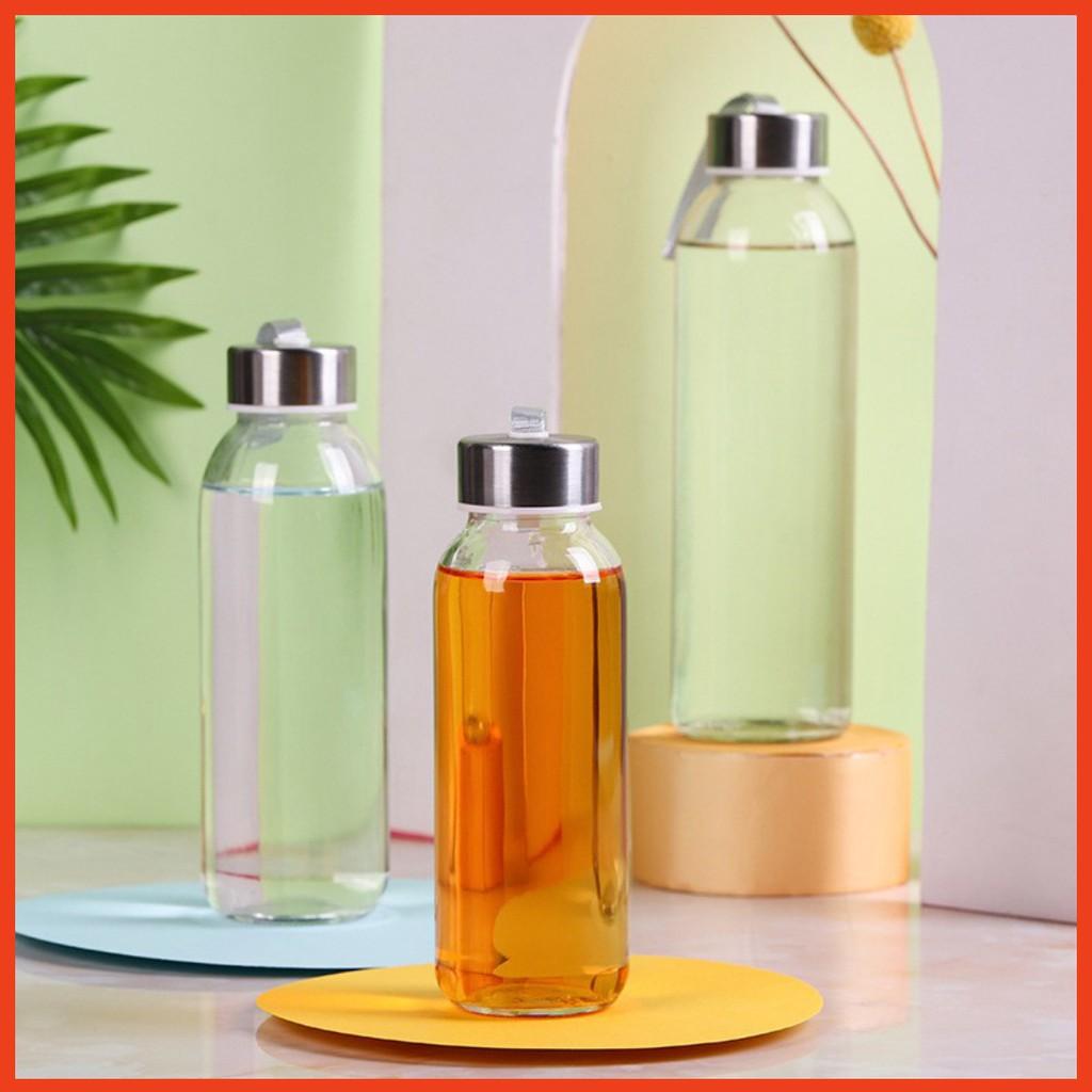 ️ Bình Thủy Tinh Trơn 500ml Có Quai Xách