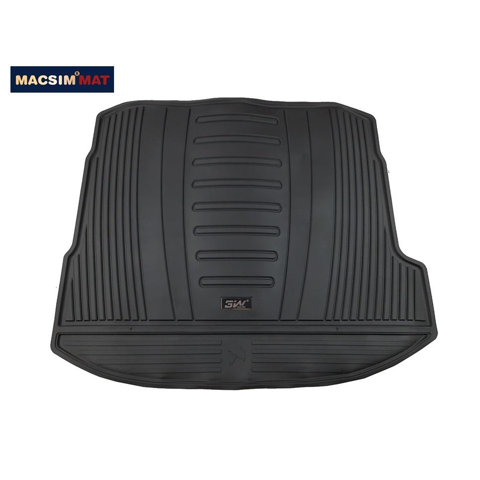 Thảm lót cốp xe ô tô Audi A3 2021+ nhãn hiệu Macsim 3W chất liệu TPE cao cấp màu đen