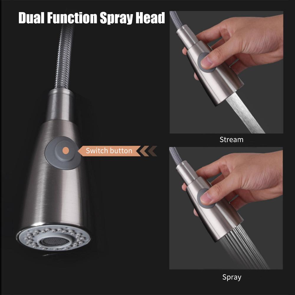 Vòi rửa chén Arc thiết kế Kéo ra với 2 chế độ phun