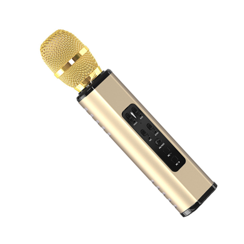 Micrô Hát Karaoke Cầm Tay Kết Nối Bluetooth Phù Hợp Với Các Thiết Bị Có Bluetooth - Hàng Chính Hãng PKCB