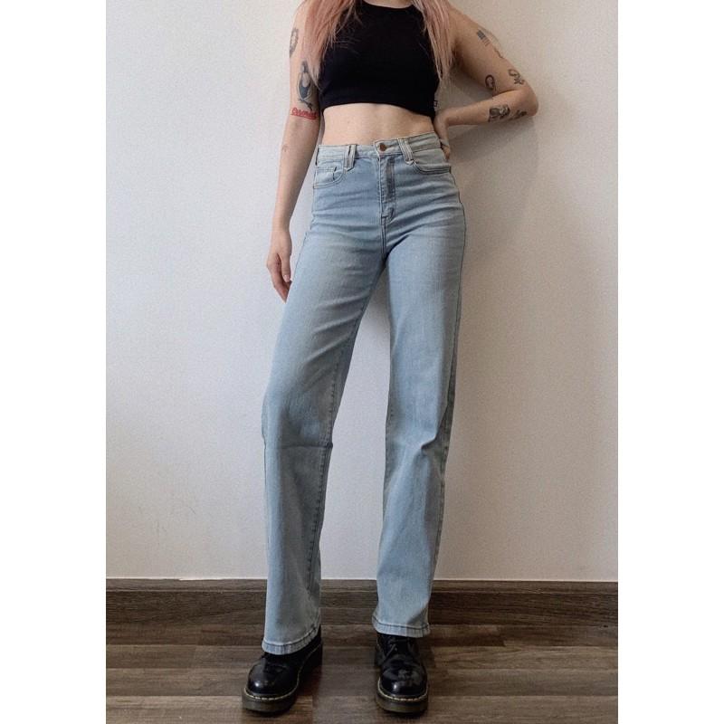 QUẦN JEANS SUÔNG LƯNG MÀU