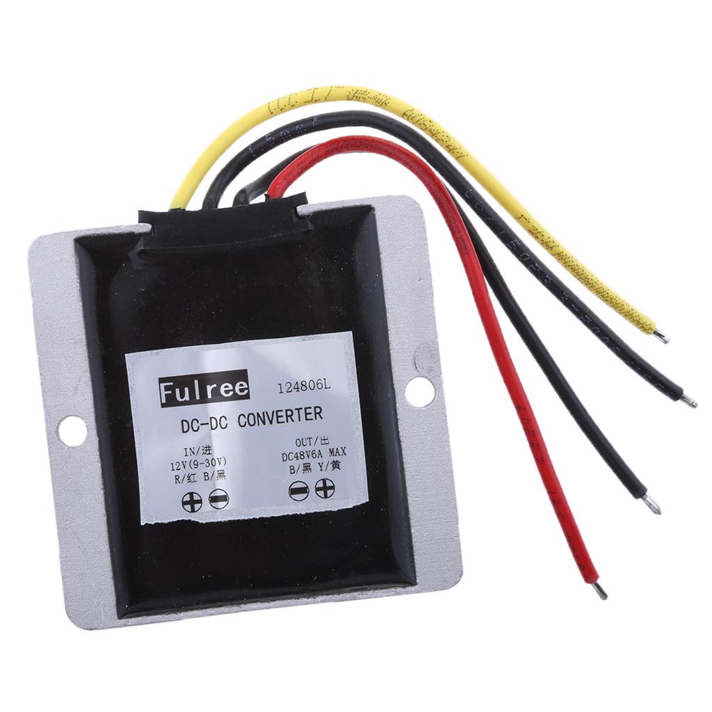 Bộ Chuyển đổi DC / DC 12V / 24V Bước Lên đến Mô-đun Cung Cấp điện Cho Bộ điều Chỉnh Volt 48V / 6A