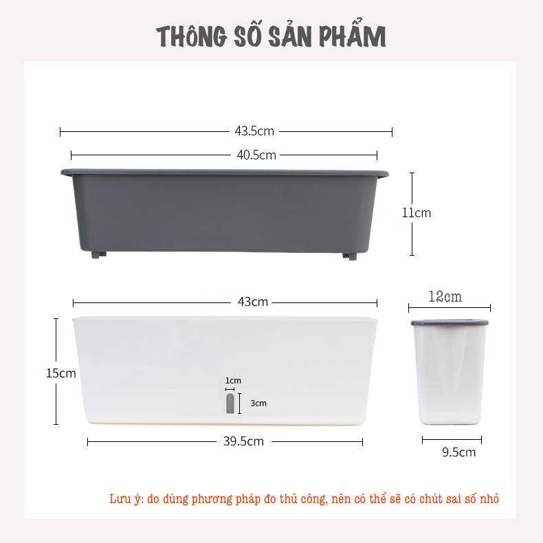Chậu trồng cây thông minh SC06. Thiết kế 2 lớp, có chức năng cung cấp nước cho cây