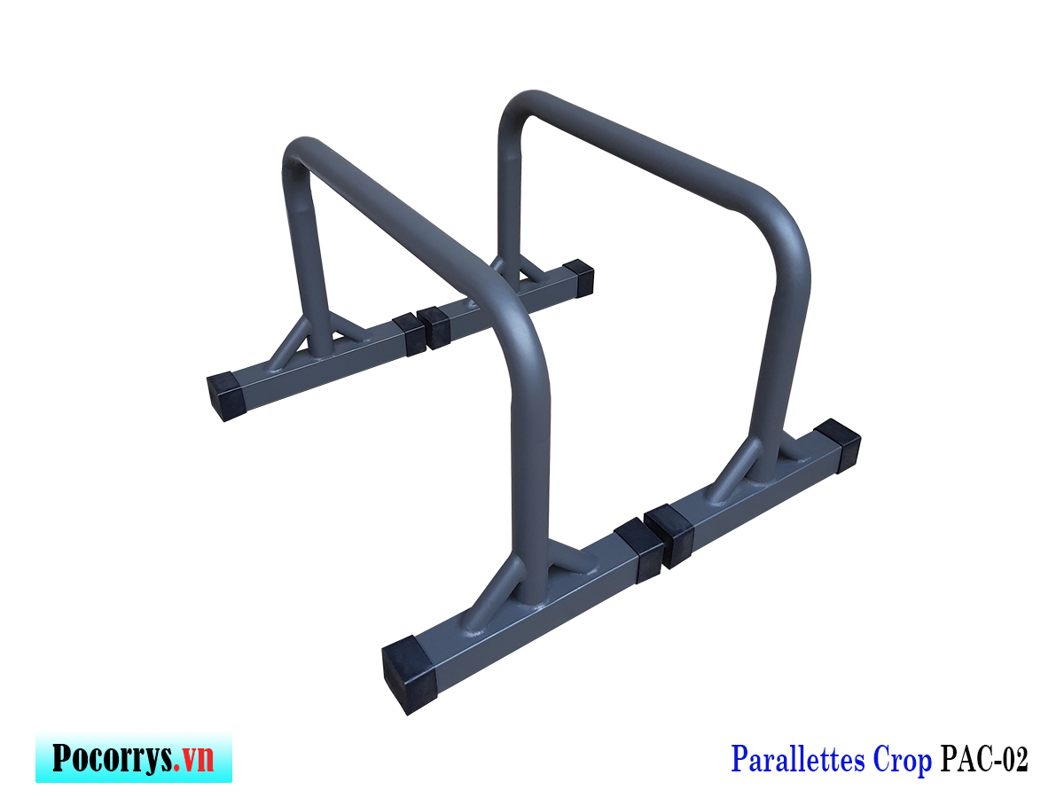 Combo 3 bộ Xà kép, Dụng cụ chống đẩy, Parallettes Pocorrys 02, Màu ghi