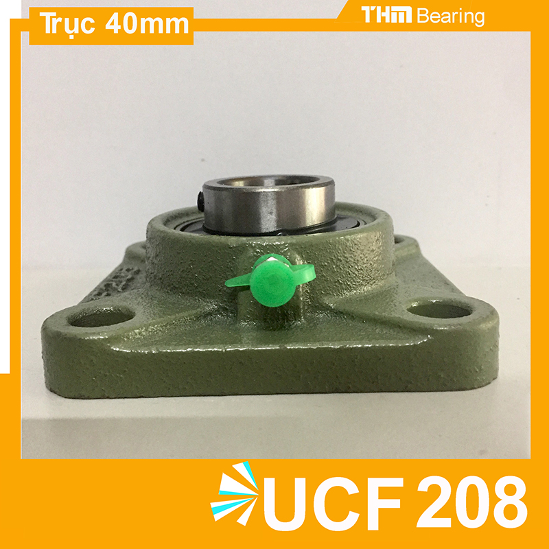 Gối Đỡ Vòng Bi trục ngang 40 mm UCF208