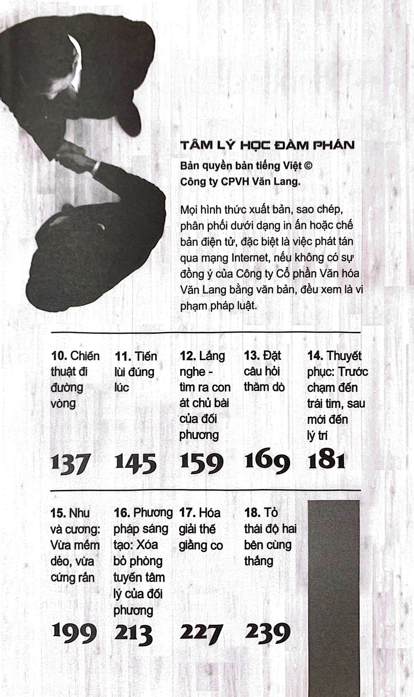 Tâm Lý Học Đàm Phán (Tái Bản)