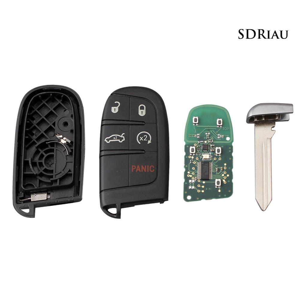 Chìa Khóa Điều Khiển Từ Xa 5 Nút Bấm 433mhz M3N-40821302 Cho Dodge Chrysler