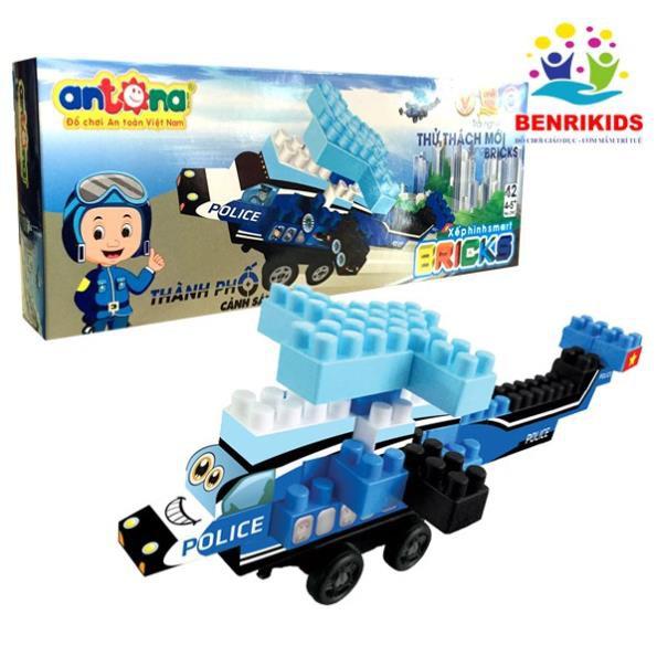 Bộ Đồ Chơi Xếp Hình Thành Phố Cảnh Sát