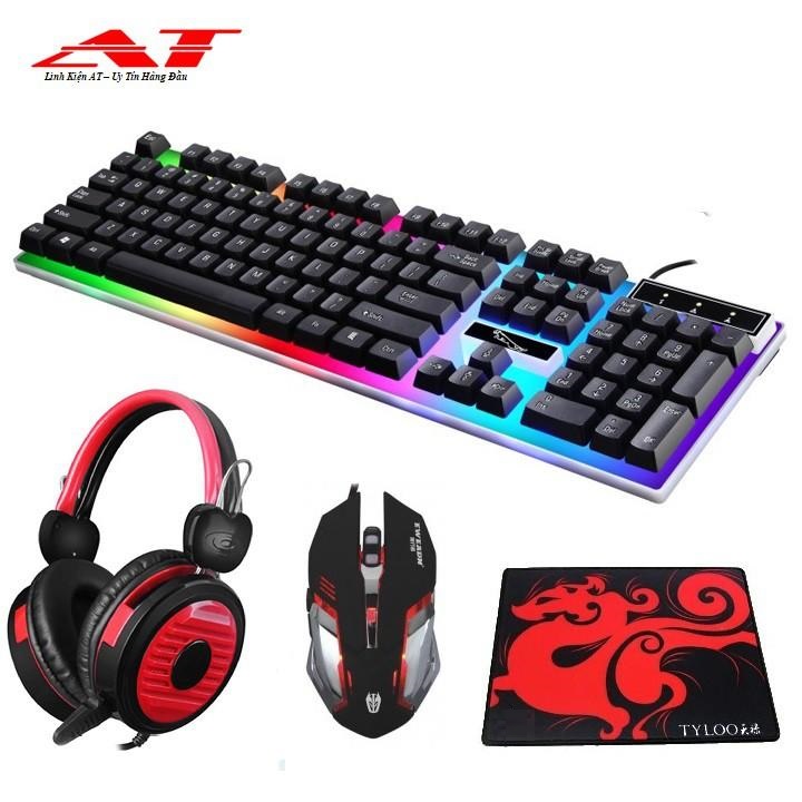 Combo Chuyên Game Bàn Phím Chuột G21, Eweadn T02, + Tai Nghe YL 902 Tặng Lót Chuột )