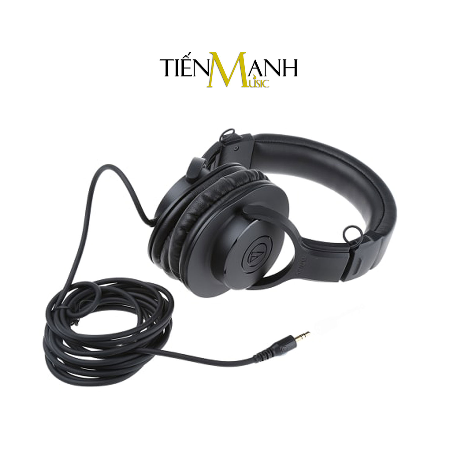 Tai Nghe Kiểm Âm Audio Technica ATH-M20X Studio Monitor Headphones Professional ATH M20X - Kèm dây line 3m, đầu chuyển 3.5-6.3mm, Móng Gẩy DreamMaker